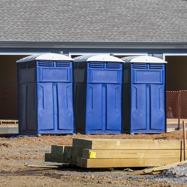 how can i report damages or issues with the portable restrooms during my rental period in Cochranton